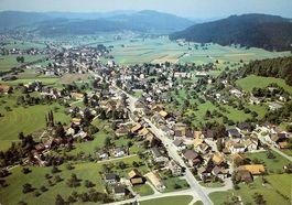 ESCHLIKON Flugaufnahme Swissair