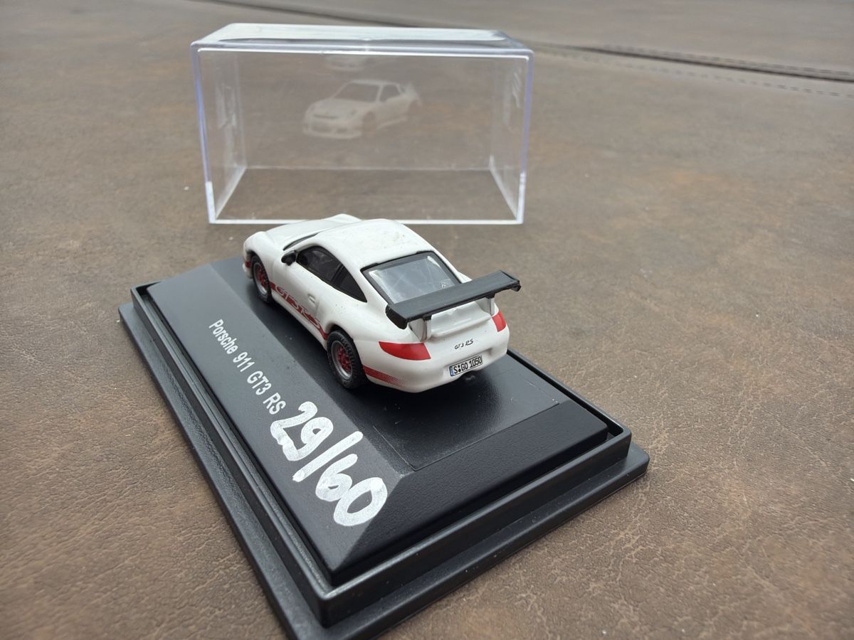 Porsche Modellini d'auto: Porsche 996 GT3 RS - 1/87 – Usato da Wolfwil venduto da Rolex1 2