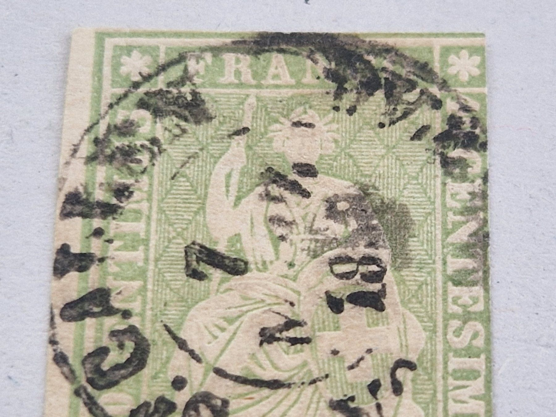 Alle Briefmarken: Strubel 26C, ab 1.- – Gebraucht aus Burgdorf von Glossy01 1