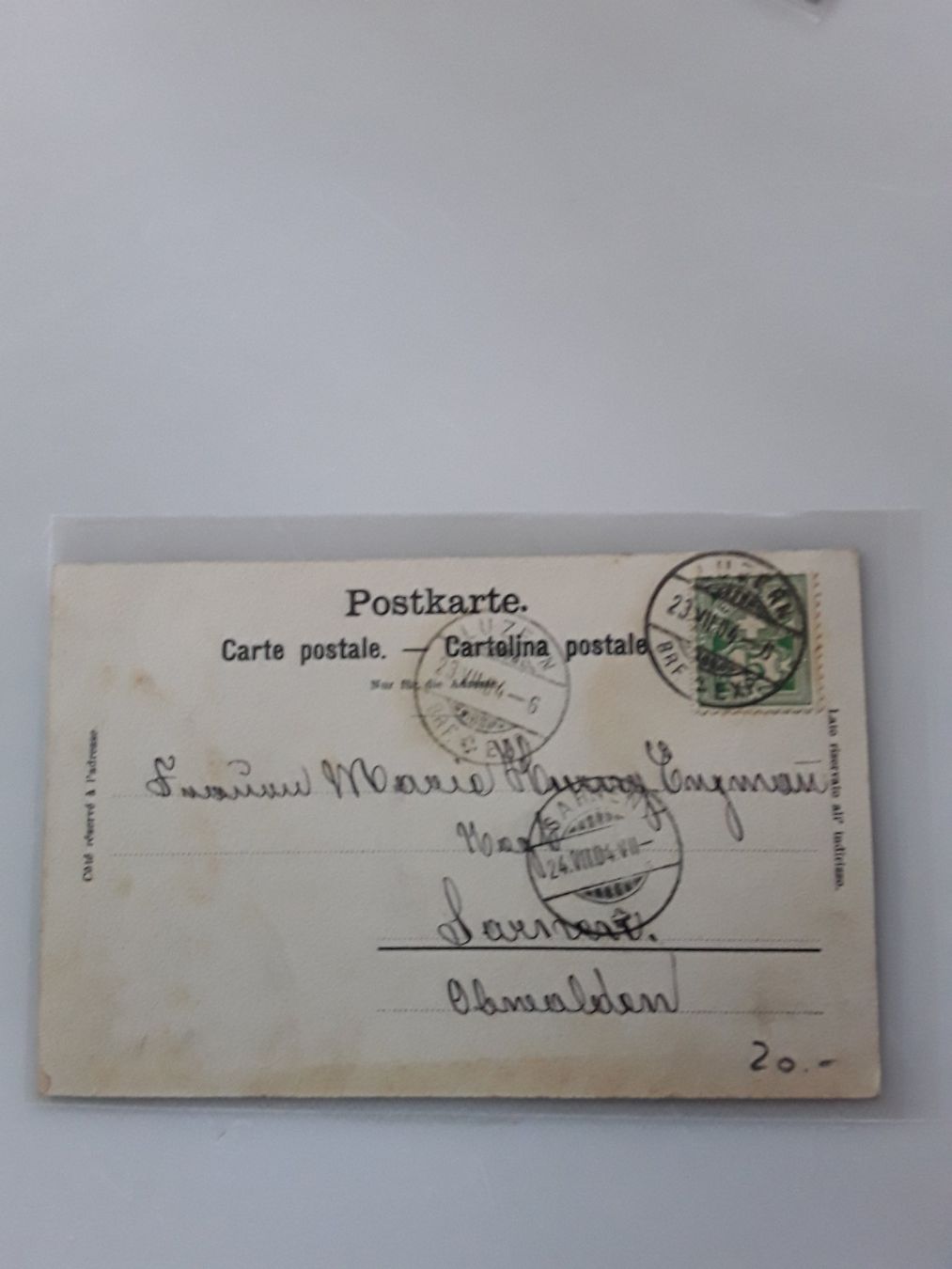 Cartoline postali: Ansichtskarte Luzern Pilatusstrasse – Usato da Kriens venduto da Seppikem 1