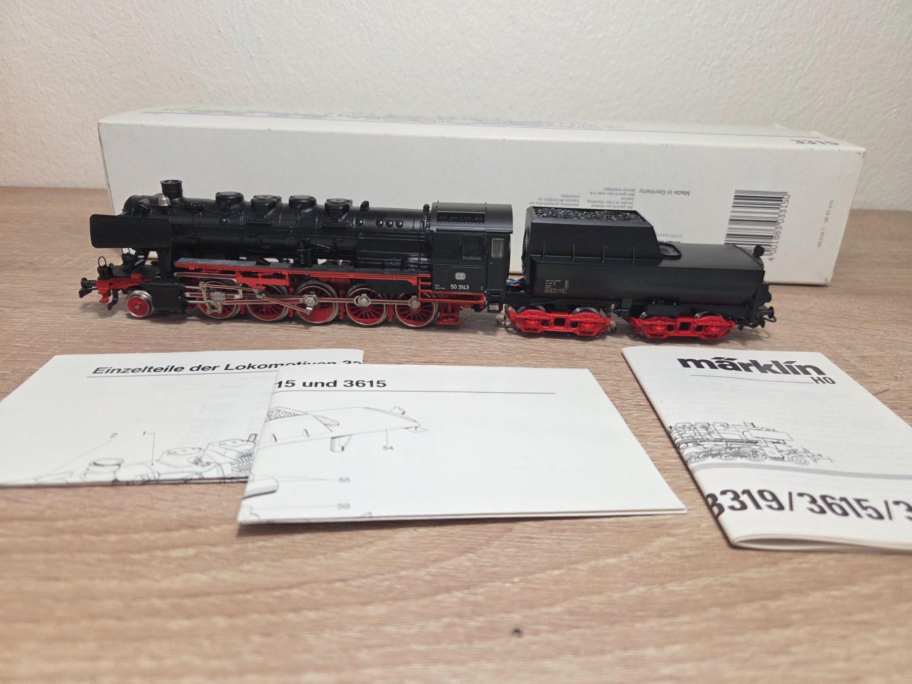 Märklin Modelleisenbahnen: Märklin 3315 Dampflok BR 50 DB H0 – Gebraucht aus St-Aubin-Sauges von Lo_Go 6
