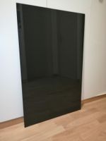 Glasplatte, Farbe: schwarz, Masse: 0,4 x 56 cm x 88,5 cm