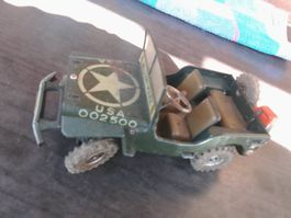 Blechspielzeug  Antik,  Jeep Militärpolizei
