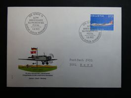 50 Jahre internat. Luftpostverkehr 1972