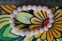 Morganit   Rosa  Armband Kugel 8mm Topstone