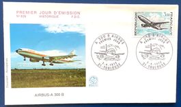 1973 Frankreich - FDC Airbus A 300 B - Michel n.  1825
