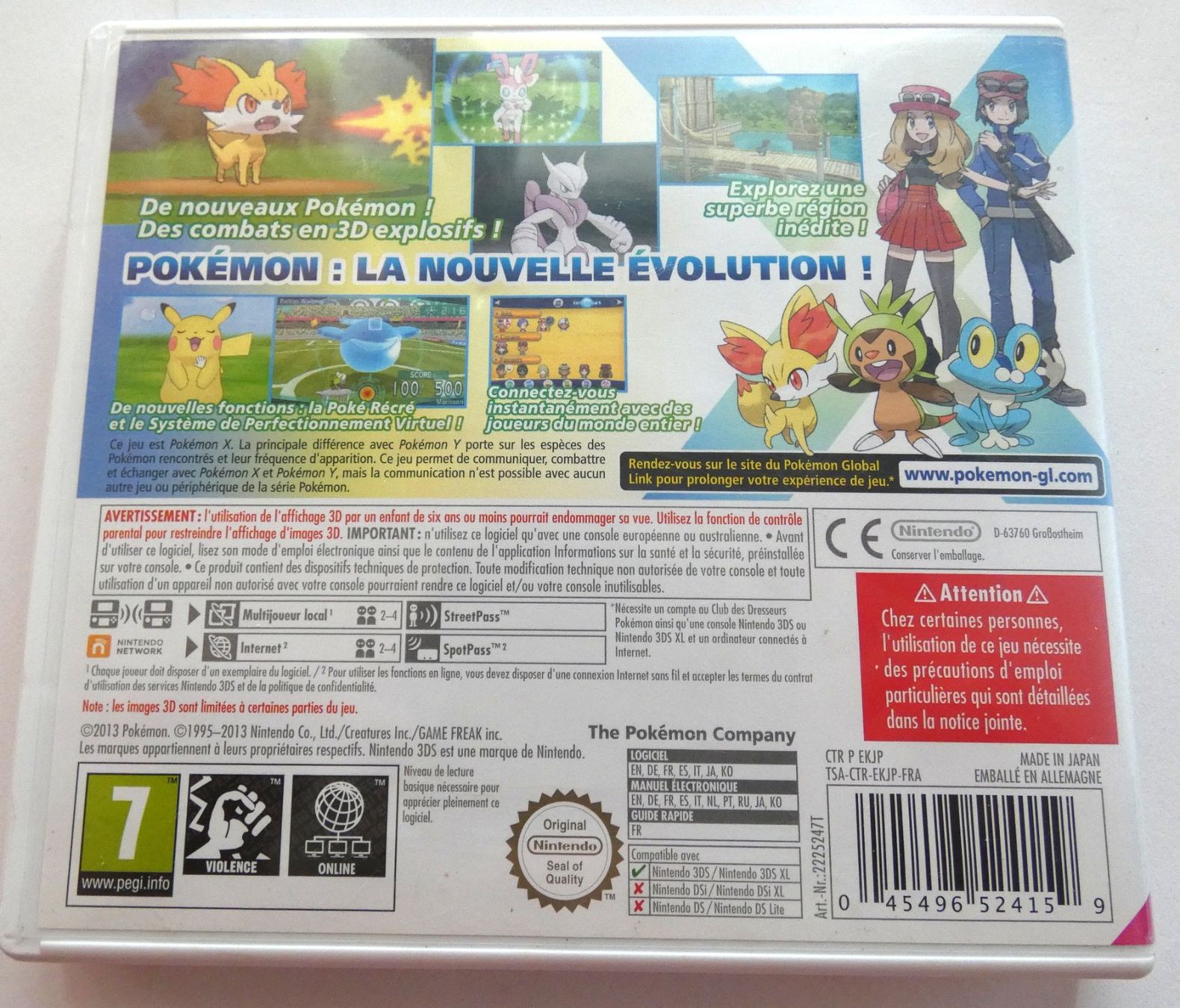 Pokémon Jeux: Nintendo 3DS - POKEMON X – D'occasion à La Sarraz par classicworldcoins 1