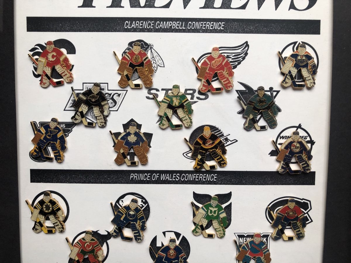 Broschen & Nadeln: NHL Goaltending Pin Set 1991-1992 – Gebraucht aus Osogna von goodthingme 1