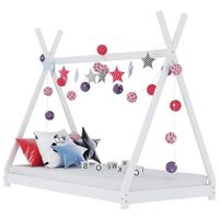 Cadre de lit d'enfant Bois de pin massif