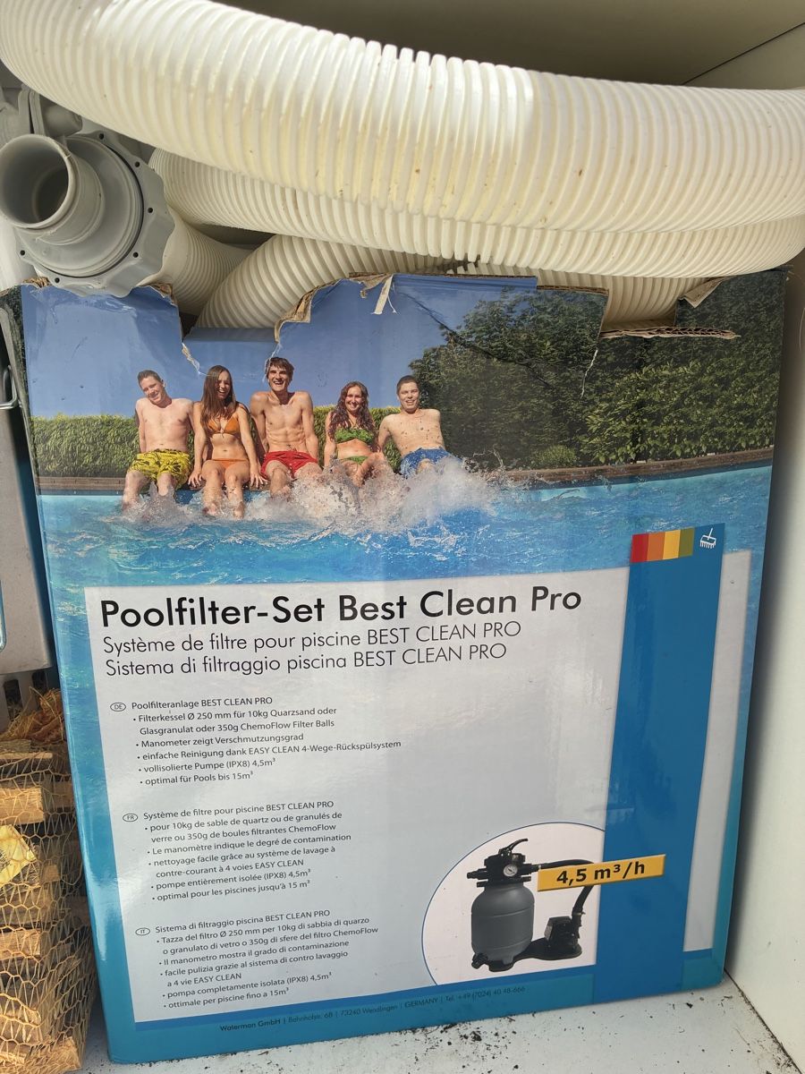 Accessori per Piscine: Poolfilter-Set Waterman Best Clean Pro 4.5 m3/h neu – Usato da Willisau venduto da Miuretta 1