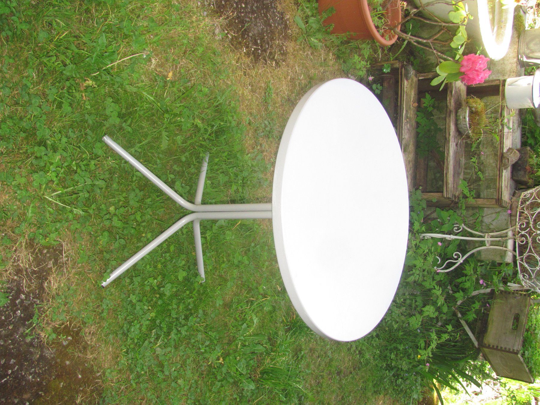 Schaffner Tavoli: Gartentisch Schaffner PIX 60cm - OK - hellgrau/silber – Usato da Malters venduto da Monark 2