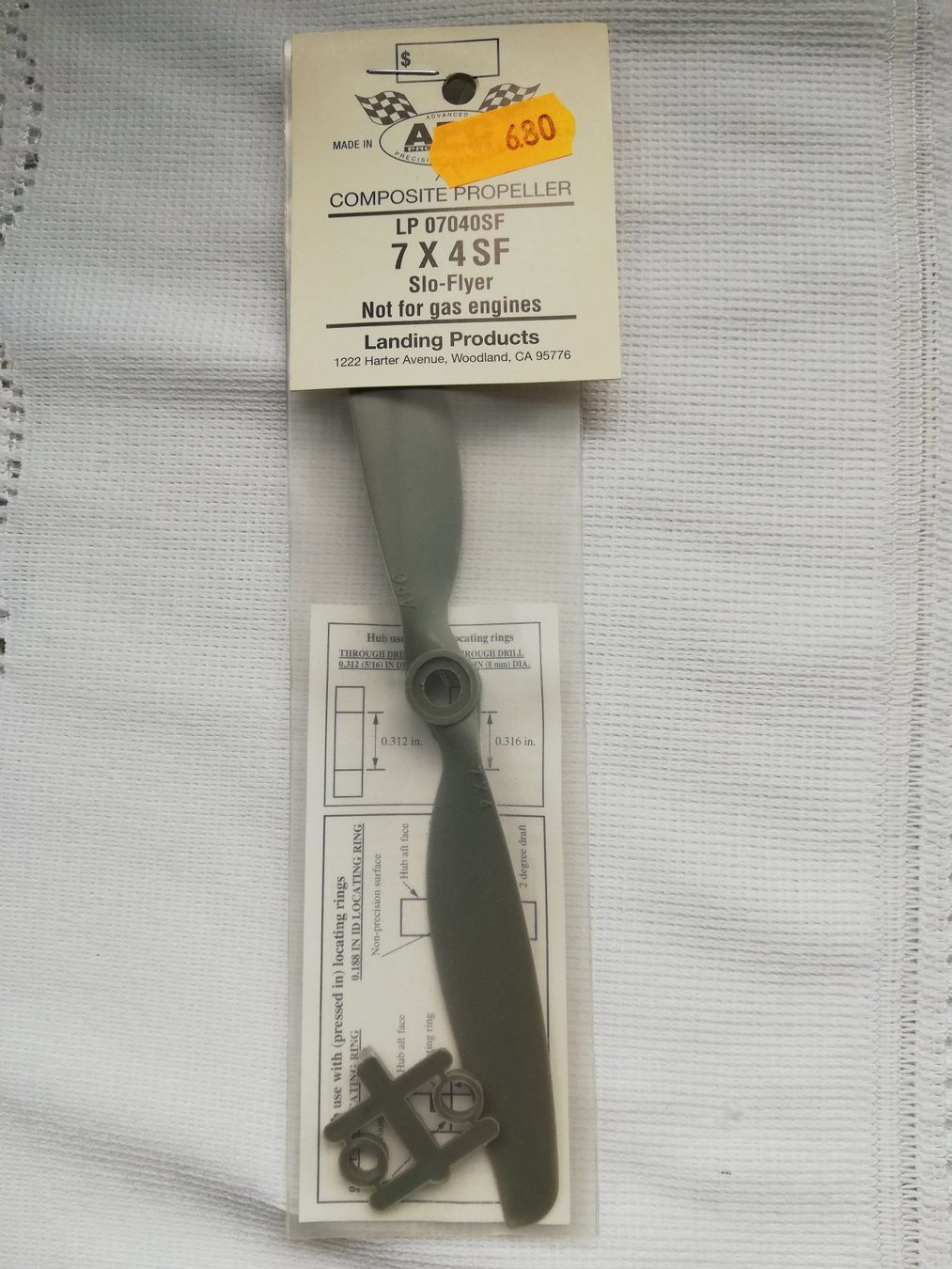 RC Modellbau: APC 7x4 SF Slo Flyer Propeller – Neu und originalverpackt aus Flüh von AMS-Modellbau