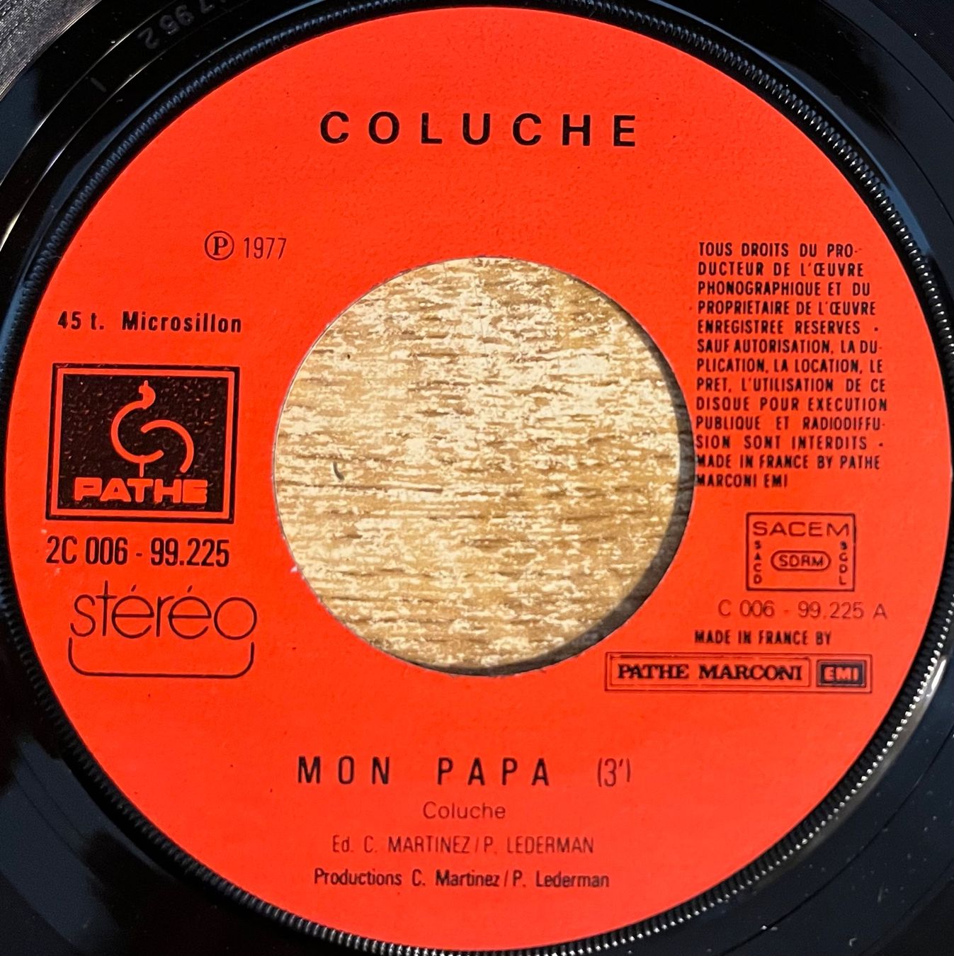 Dischi in vinile: COLUCHE - MON PAPA / MOI, CA VA ! – Usato da Bussigny venduto da vinyl-pas-cher 2