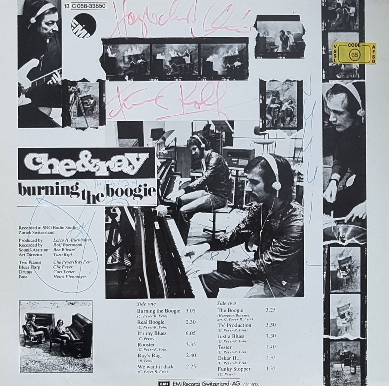 Schallplatten: LP Che & Ray / Burn the boogie / SIGNIERT – Gebraucht aus Oetwil am See von fineli2 1