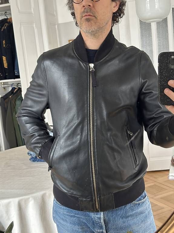 Giacche: Blouson en cuir noir Paul Smith – Usato da Genève venduto da jchrmnhnr 3