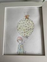 Handgemaltes Bild für Kinderzimmer 