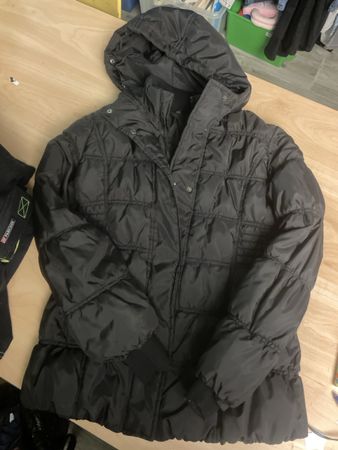 Schwarze Migros Winterjacke/Mantel  Gr.146Top
