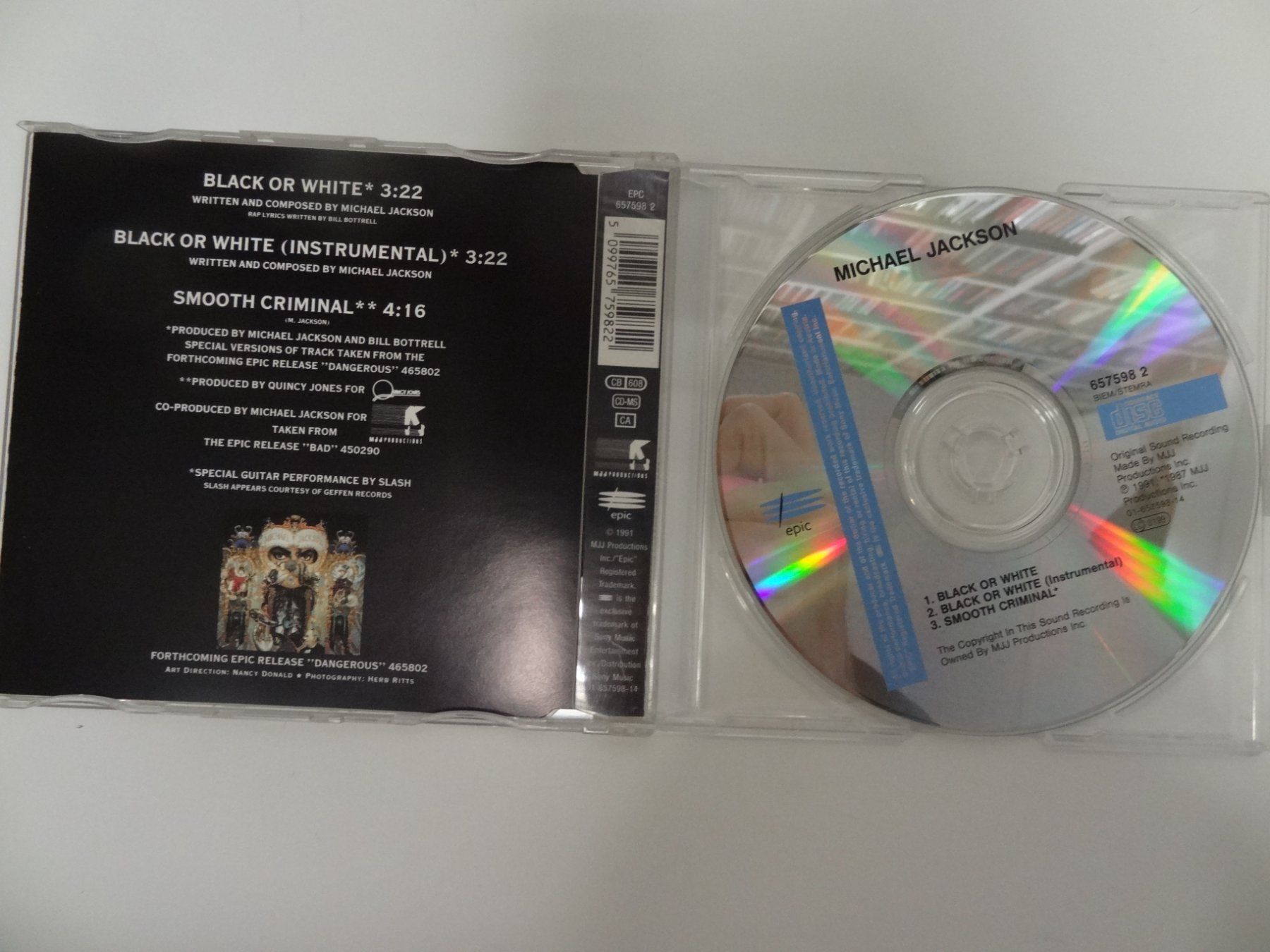 CD: Michael Jackson, Black Or White – Usato da luzern venduto da musicandart 2