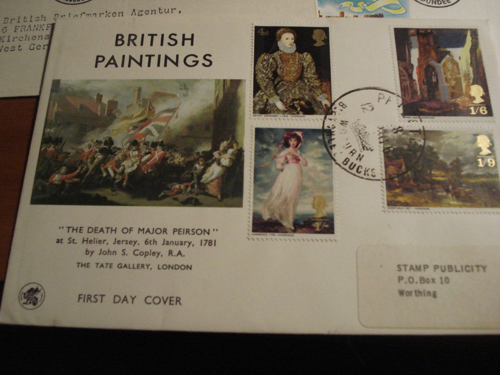 Alle Briefmarken: Grossbritannien, 5 FDC um 1969 – Gebraucht aus Niederwil AG von morostahu