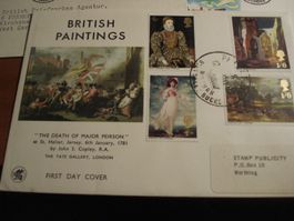 Grossbritannien, 5 FDC um 1969