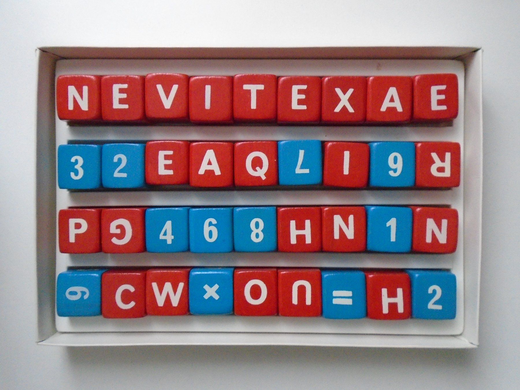 Spiele: ABC Blocks / Holzwürfel mit Buchstaben + Zahlen – Gebraucht aus Pfeffingen von Intertandem 1