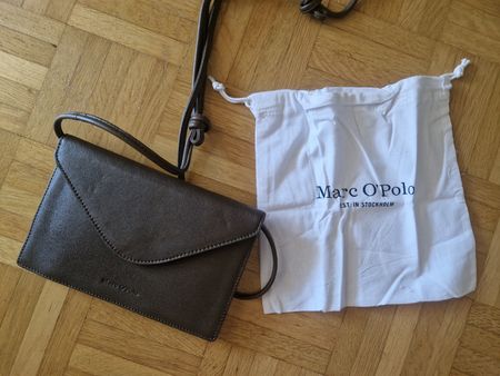 Marc O'Polo Tasche / Clutch braun aus 100% Leder *Neu*