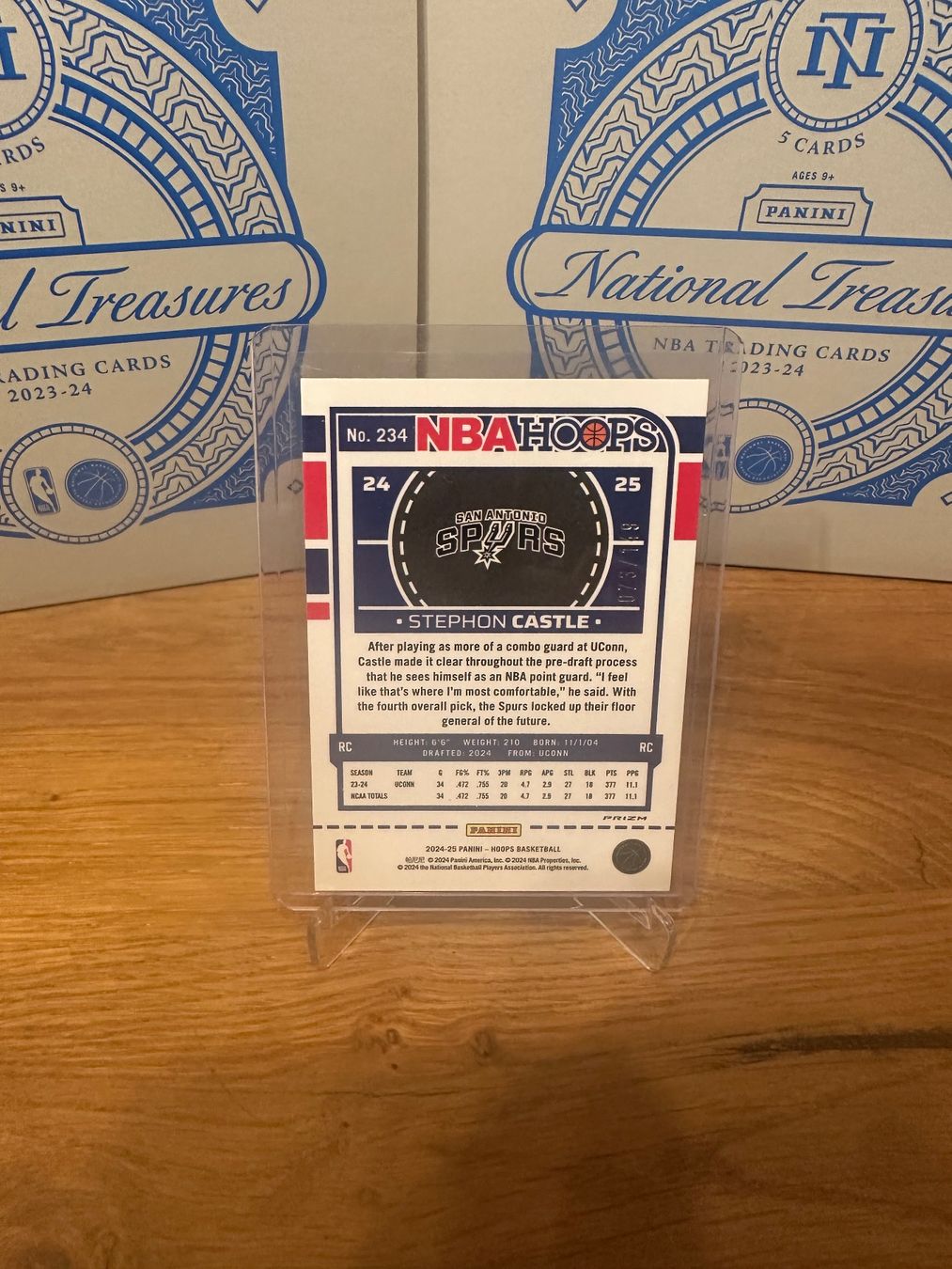 Nba Carte collezionabili: Carte NBA Hoops Stephon Castle RC / 149 – Usato da Vullierens venduto da Gaara04 1