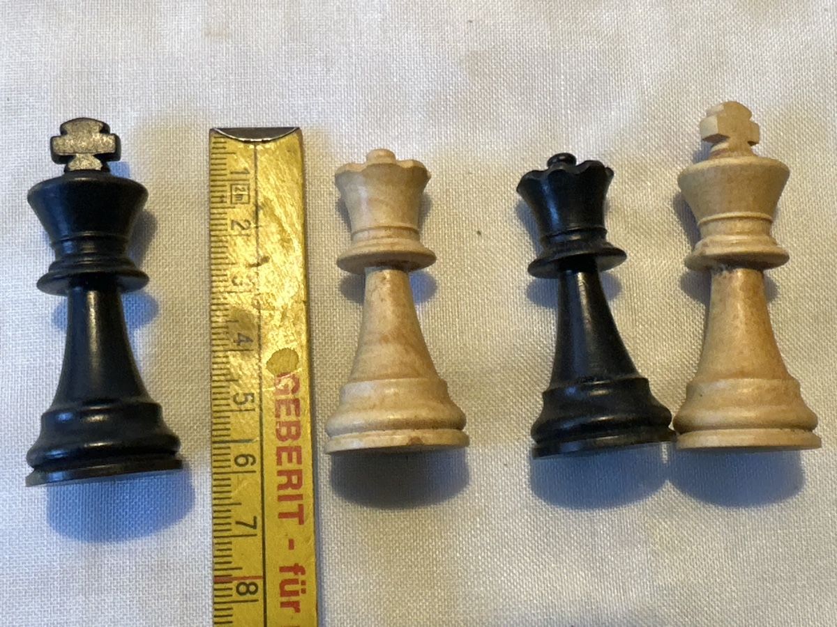 Spiele: Schachfiguren "Staunton", Holz, mit Originalverpackung! – Gebraucht aus Zürich von Chaeffeler 5