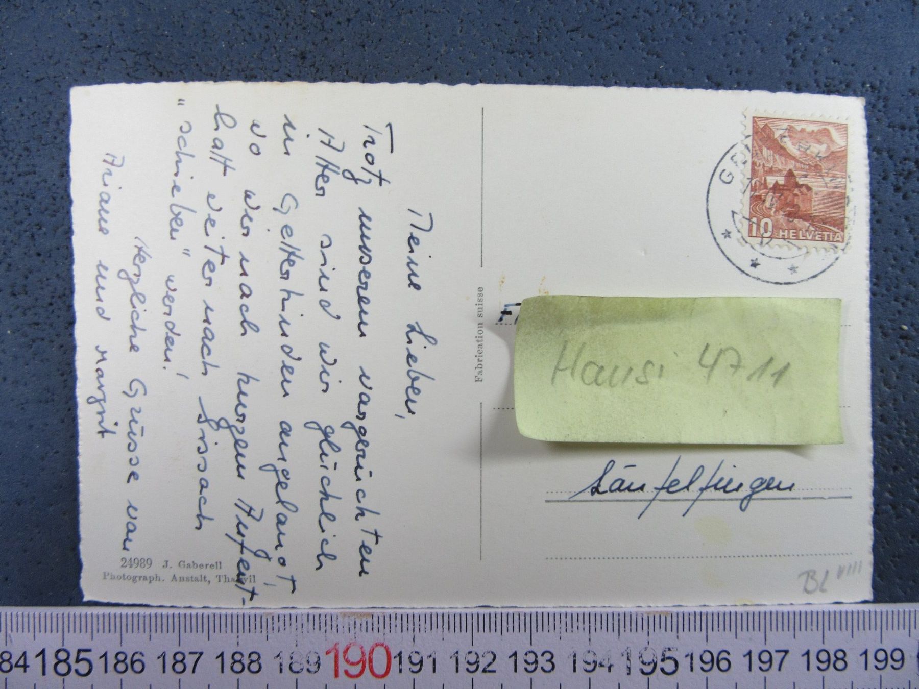 Cartoline postali: GELTERKINDEN PANORAMA BL AK – Usato da Ettingen venduto da Hausi4711 1