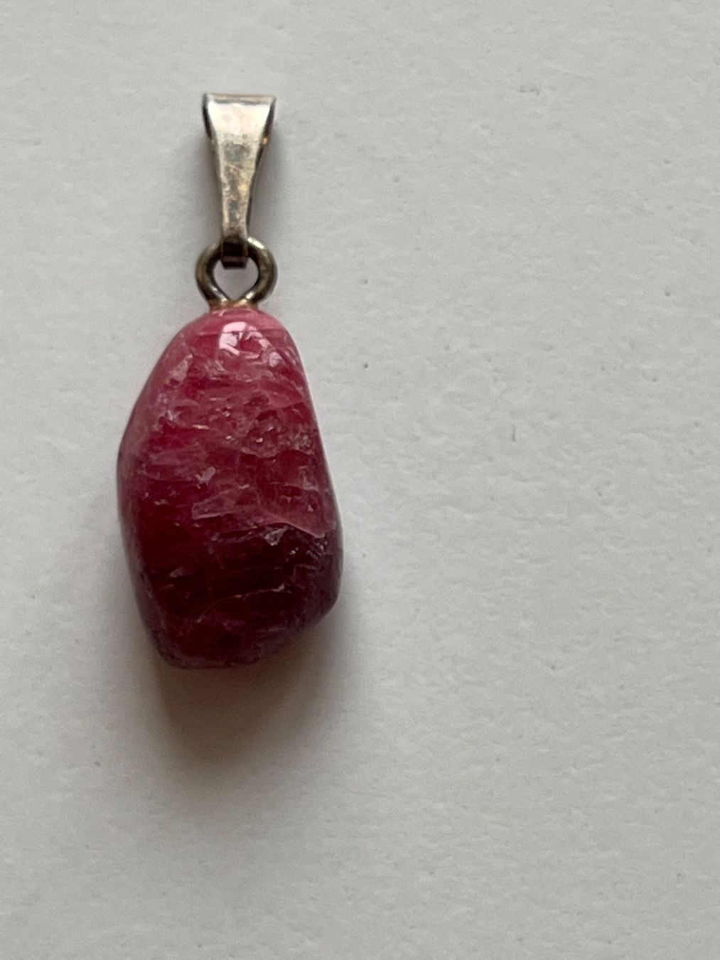 Ciondoli: Halbedelstein Anhänger Magenta – Usato da Zürich venduto da ViolettRosenRot 2