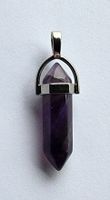 Amethyst Steinanhänger, Amethyst Spitze geschliffen, Neu!