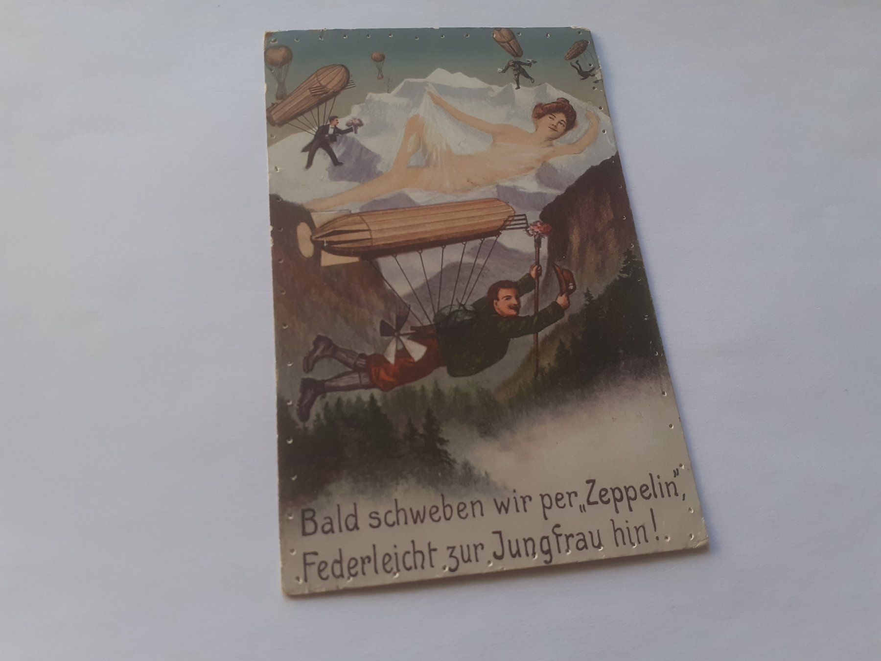 Cartoline postali: ZEPPELIN - JUNGFRAU - 1912 – Difettoso da Winterthur venduto da Ornyx7