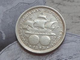 USA Half Dollar 1893 World's Columbian Expo Chicago