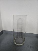Grosse Glasvase zylindrisch transparent top Zustand
