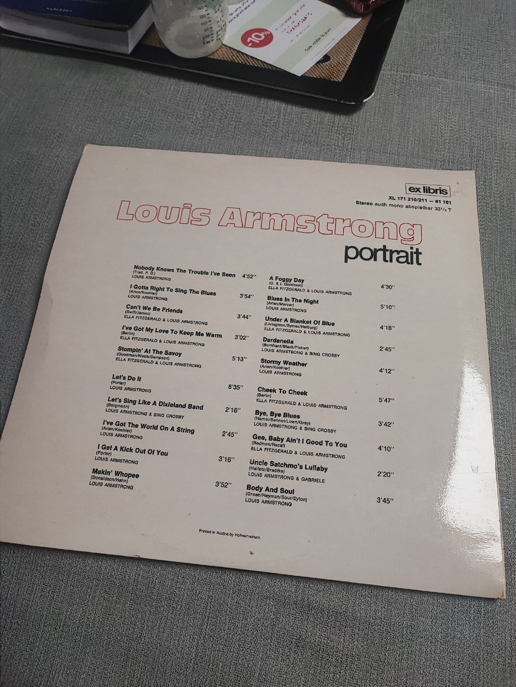 Dischi in vinile: Louis Armstrong portrait – Usato da Vullierens venduto da Saway 1