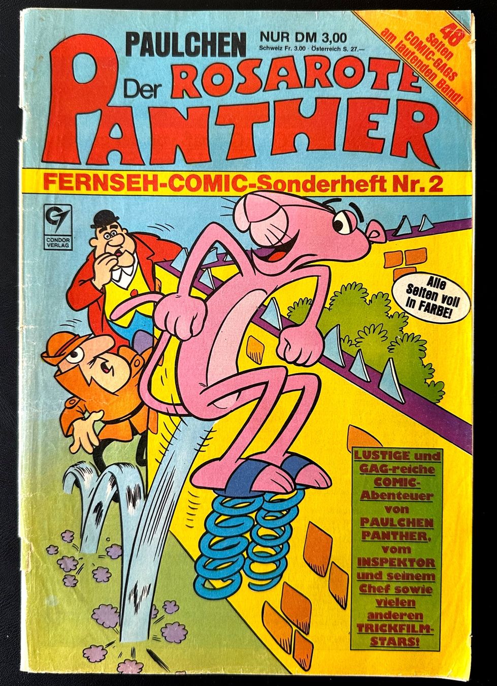 Fumetti: Der rosarote Panther, Sonderheft Nr. 2, Paulchen Panther – Usato da Seltisberg venduto da quadartswiss