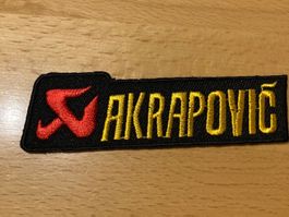 AKRAPOVIČ Auspuffanlage Patch Sticker Aufnäher 954