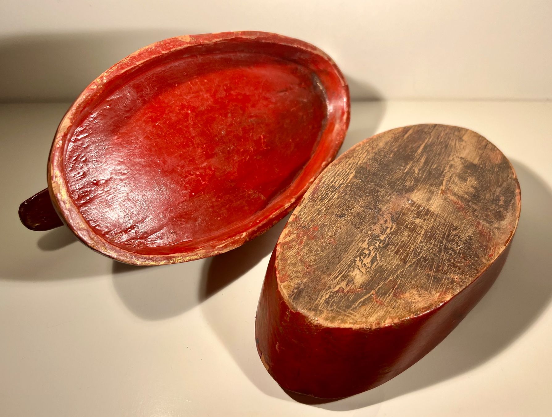 Dosen: Ancienne boîte bijoux canard, Burma, laque, éclats miroirs – Gebraucht aus Genève von DELIRBEADS 6