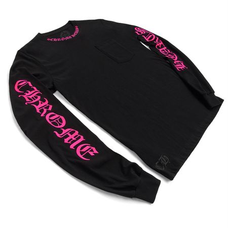 Chrome Hearts  Neck Logo Long Sleeve T-Shirt