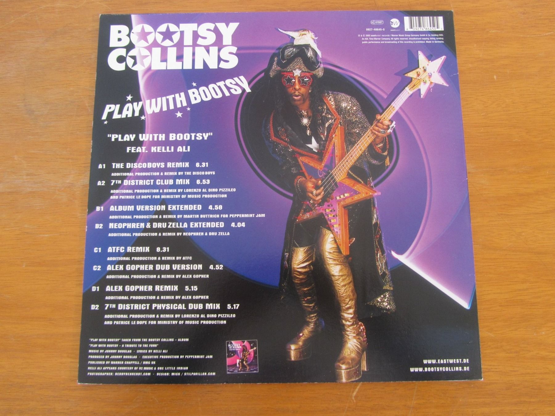 Dischi in vinile: BOOTSY COLLINS:   Play With Bootsy     /    feat. KELLI ALI – Usato da Seengen venduto da mikelele 1