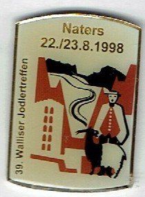 Plaquettes & Badges: 39. Walliser Jodlertreffen Naters 1998 – D'occasion à Hinterkappelen par Schampus