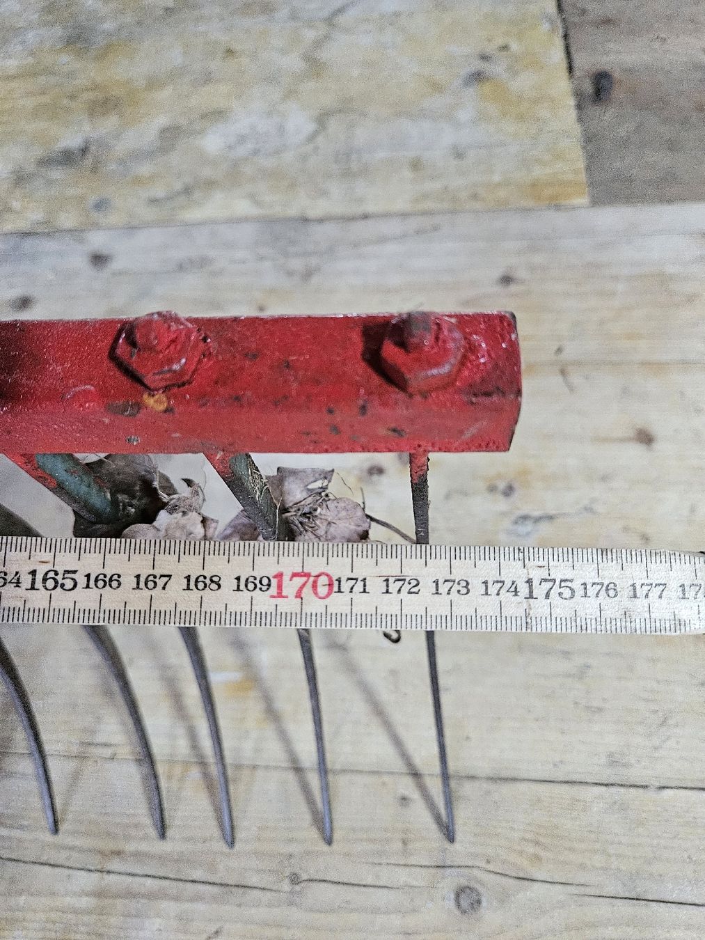 Tutti gli attrezzi: Rechen mit zwei Heugabeln  gebraucht – Usato da Reitnau venduto da Discus6 3