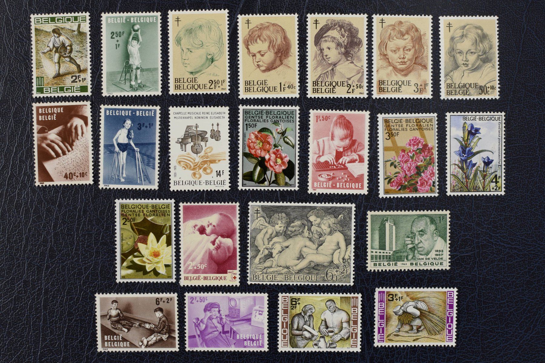 Tutti i francobolli: Lot timbres "Belgique" NEUF – Usato da Belmont-sur-Yverdon venduto da bichet02