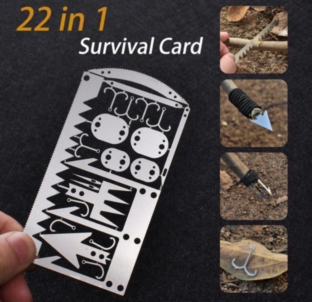 Tutti gli attrezzi: Survival Card Multitool Kreditkartenform – Nuovo e nell'imballaggio originale da Walenstadt venduto da emynmuil1 1