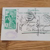 GS Karte Poste Zernez 1900