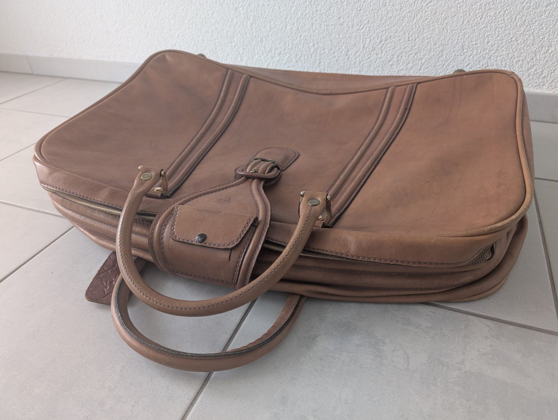 Borse: Vintage Reisetasche aus Leder – Usato da Thalwil venduto da sultan03 2