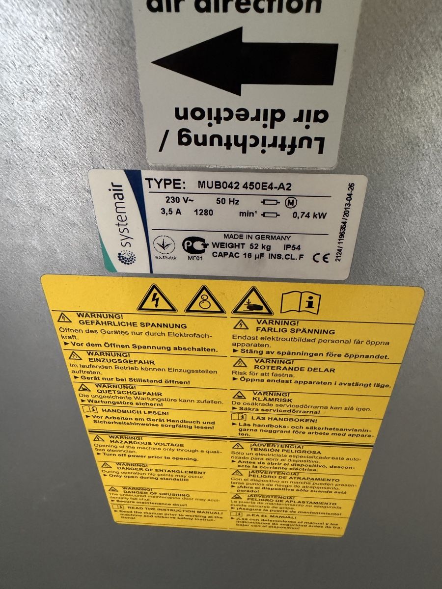 Ventilatori: Systemair  Box Ventilator ( Lüftung) – Nuovo (secondo la descrizione) da Härkingen venduto da 1S. 4