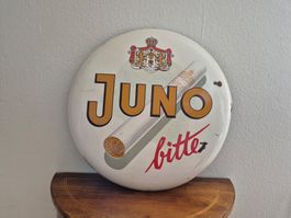 Altes Emailschild Juno Zigaretten Emaille Schild Vintage