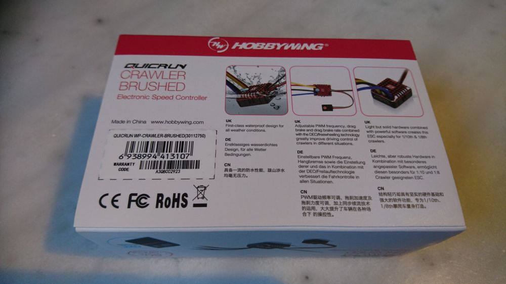 HOBBYWING QUICRUN CRAWLER BRUSHED FAHRREGLER 80A Kaufen auf Ricardo