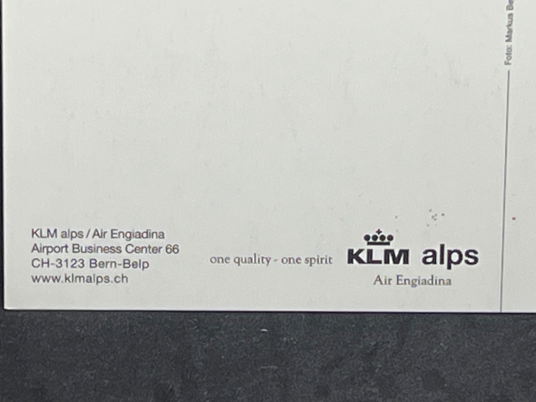 Cartoline postali: KLM alps: Dornier 328-110 – Usato da Widnau venduto da Brusi9 3